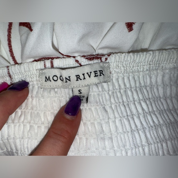 Moon‎ River cottagecore Coquette Midi Dress Romantic Euro Summer Sundress- small - Picture 4 of 12